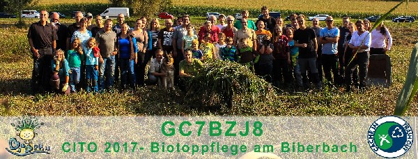 CITO-Event 2017- Biotoppflege beim Biberbach